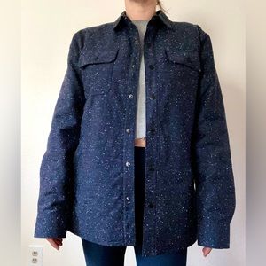 Marc Anthony navy blue shirt jacket